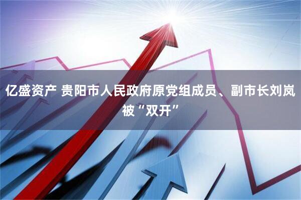 亿盛资产 贵阳市人民政府原党组成员、副市长刘岚被“双开”