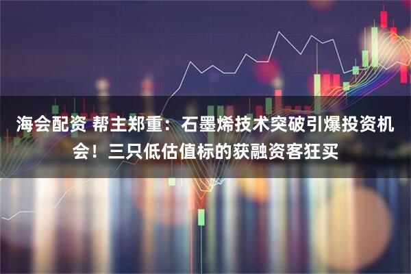 海会配资 帮主郑重：石墨烯技术突破引爆投资机会！三只低估值标的获融资客狂买